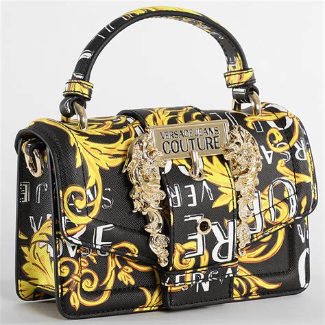 sac a main versace femme|Versace black and white purses.